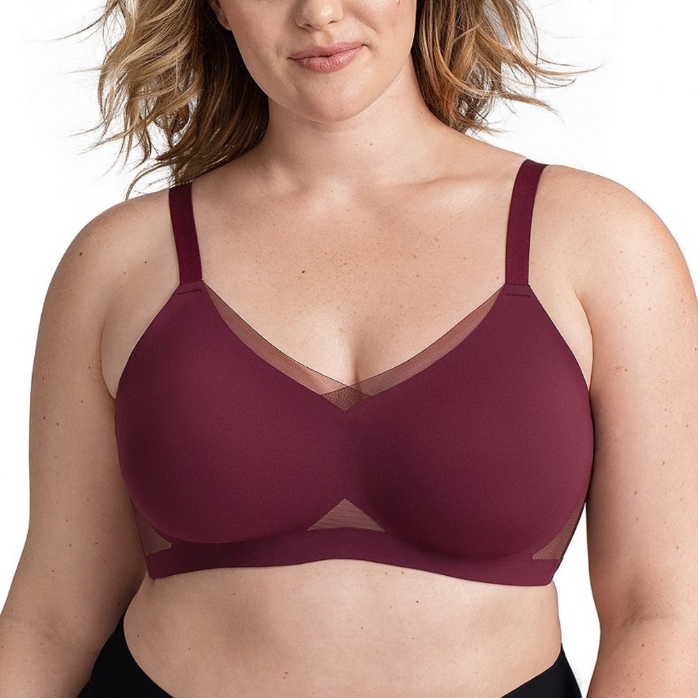 Honeylove Burgundy Bra